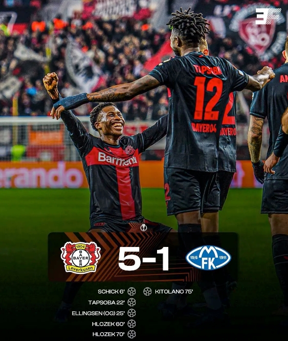 勒沃庫森全勝晉級！歐聯杯16強門票已拿下